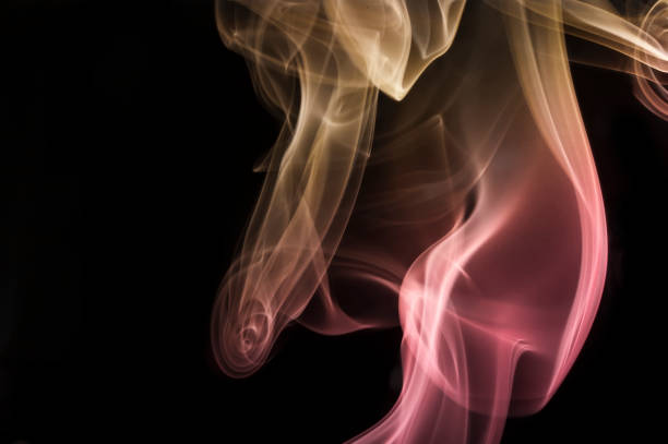 Smoke Abstract Color stock photo