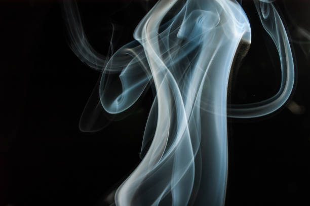 Blue Smoke stock photo