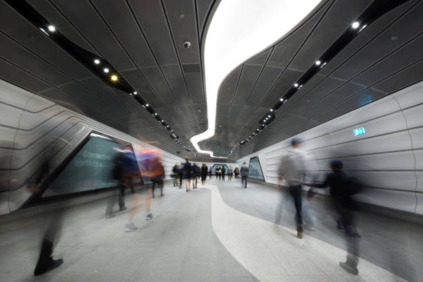 istock Inner City Business Workers walking through a futuristic tunnel 679617046