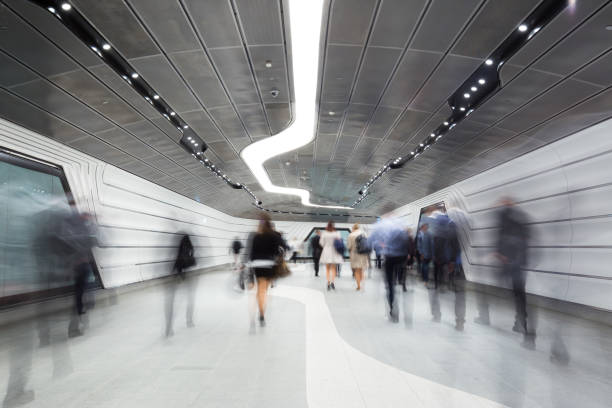 istock Inner City Business Workers walking through a futuristic tunnel 679617056
