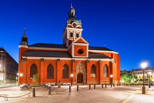 Saint James iglesia Kyrka de Jacobs en el centro de Estocolmo Suecia photo