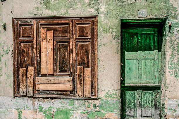 istock Rustic door and window, Banos de Montemayo 679650232