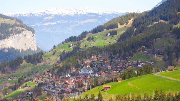 istock Landscape panoramic view in Switzerland 679661930