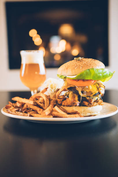 istock Hamburger And French Fries 679680008