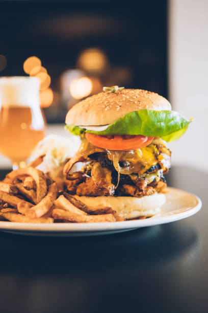 istock Hamburger And French Fries 679680020