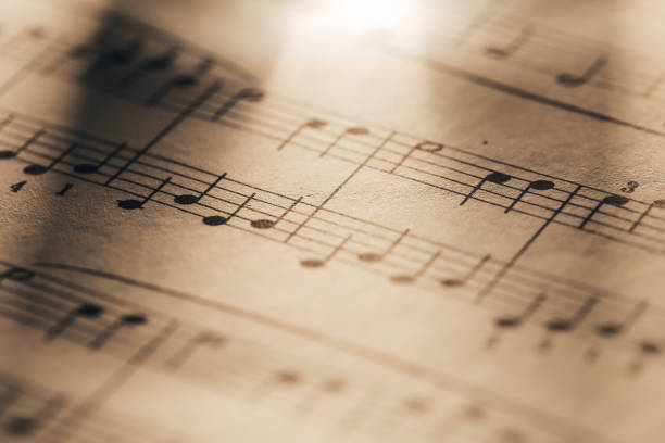 istock Macro of sheet music 679680576