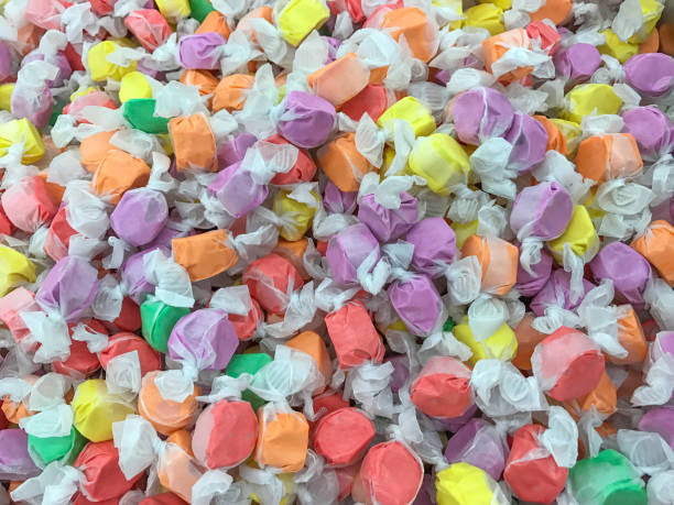 istock Saltwater Taffy Candy Background. 679686148