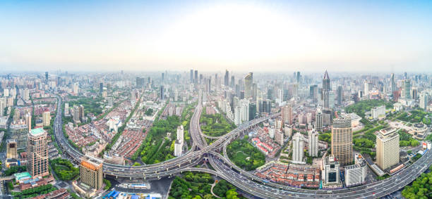 istock Aerial view of Shanghai Skyline 679689398