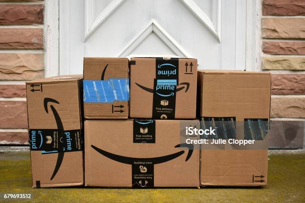 Amazon Stock Photo - Download Image Now - Amazon.com, Box - Container, Package