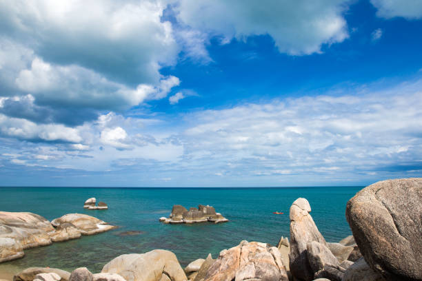 istock beach and beautiful tropical sea 679699440