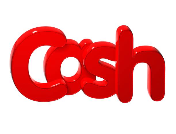 istock 3D Word Cash over white background. 679718494