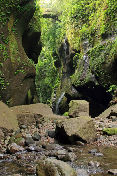 istock Yufukawa River、Yufugawa canyon 679737724