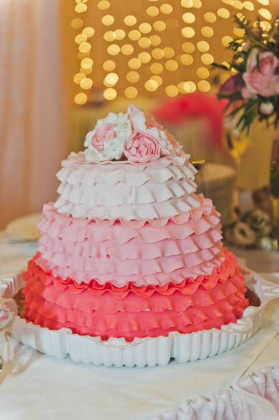istock A large three-storey cake for the wedding 5754. 679753864