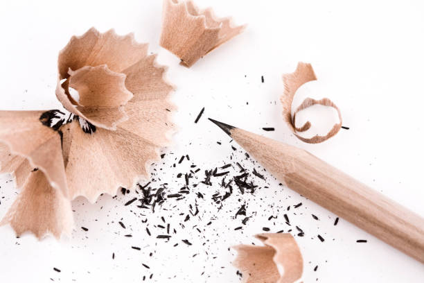 istock Pencil and pencil crumbs 679755096