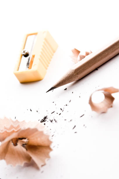 istock Pencil and pencil crumbs 679755122
