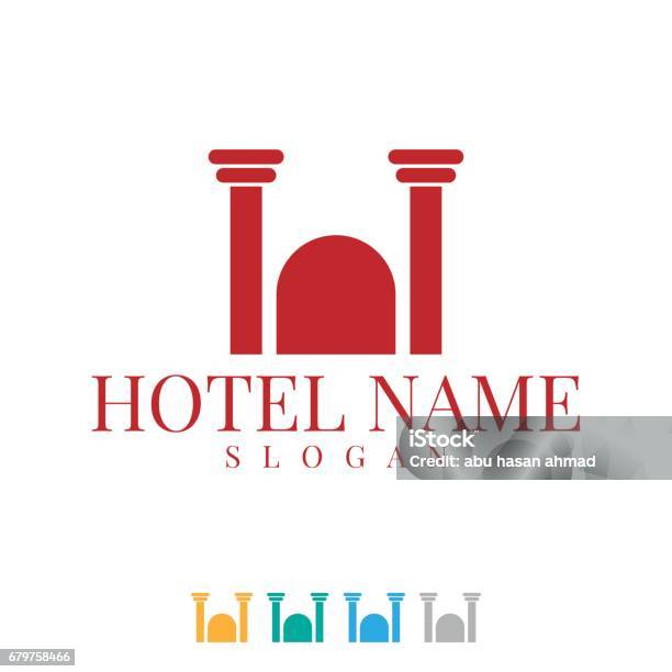 Hotel Icon Stock Illustration - Download Image Now - Abstract, Advertisement, Arts Culture and Entertainment