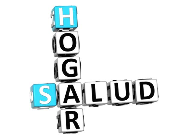 istock 3D Home Health (Hogar Salud) Crossword on white background 679760902