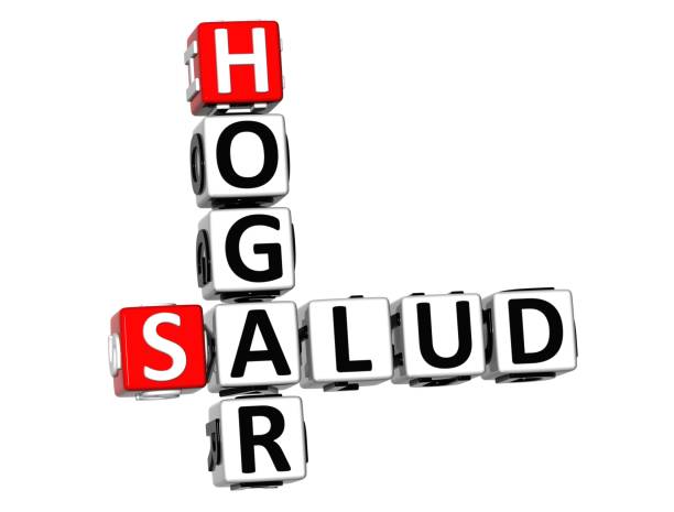 istock 3D Home Health (Hogar Salud) Crossword on white background 679760918