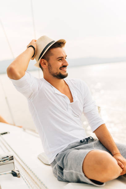 istock Man on a yacht 679761360