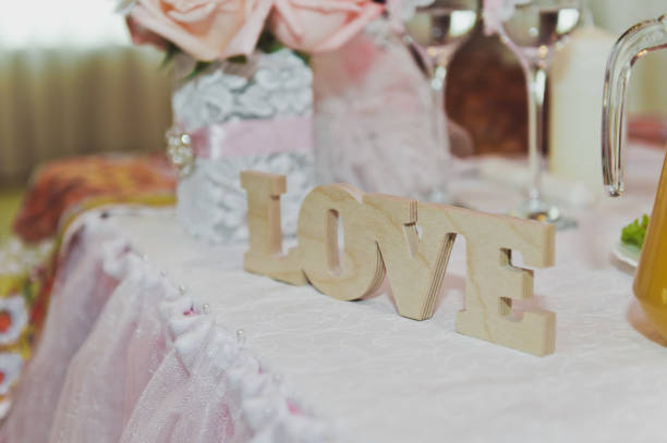 istock The inscription love on the table 5743. 679761576