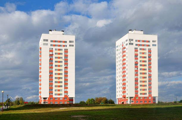istock Two modern multistory residential buildings. 679761712