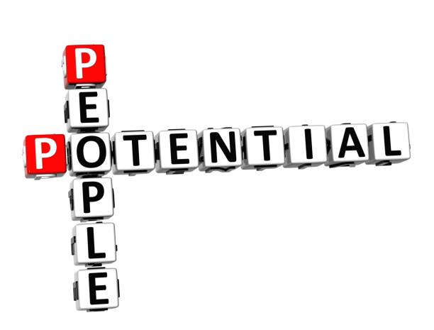 istock 3D Crossword People Potential on white background 679762960