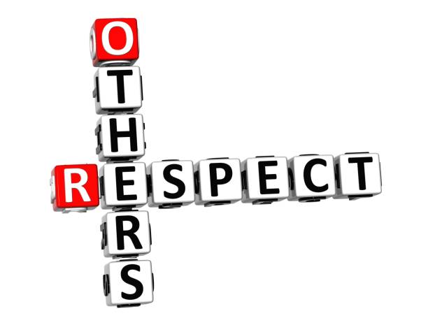 istock 3D Crossword Respect Others on white background 679762974