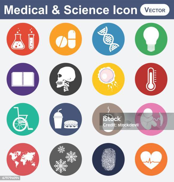Medical And Science Icon Stock Illustration - Download Image Now
