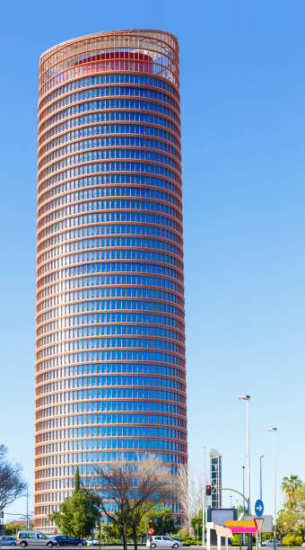 istock Modern business office skyscraper in commercial district. 679794392