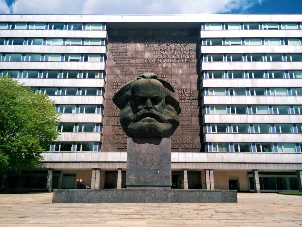 The Karl Marx Monument in Chemnitz, Germany