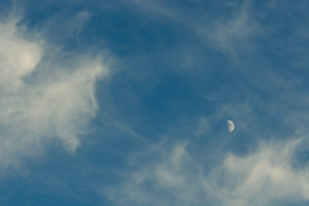 istock A month in the clear blue sky. 679811768