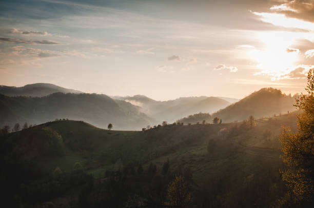 istock Mountains and hills, look into the distance 679817846
