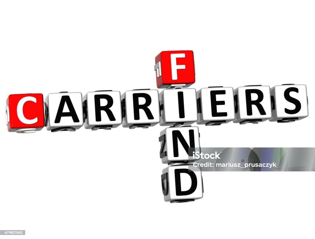 3d Find Carriers Crossword Stock Photo Download Image Now Alphabet