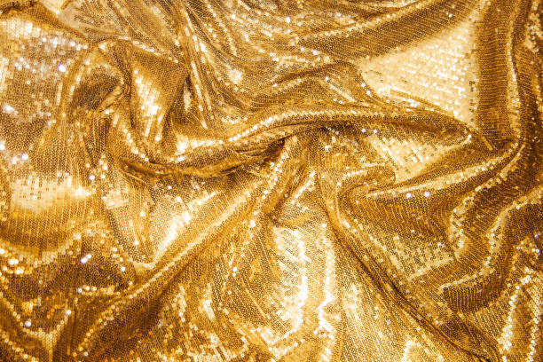 istock Green, emerald, sea wave sequins - sparkling sequined textile 679835336
