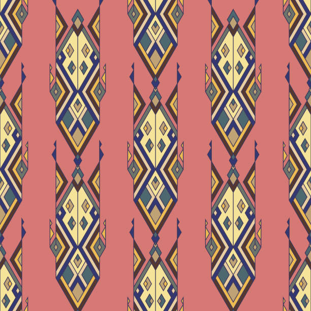 istock Tribal vintage ethnic seamless pattern. Aztec, mexican, navajo, african motif. 679842512