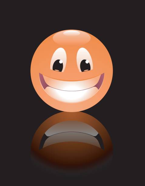 Cartoon Smiley Stock Illustration - Download Image Now - Affectionate,  Anthropomorphic Face, Anthropomorphic Smiley Face - iStock