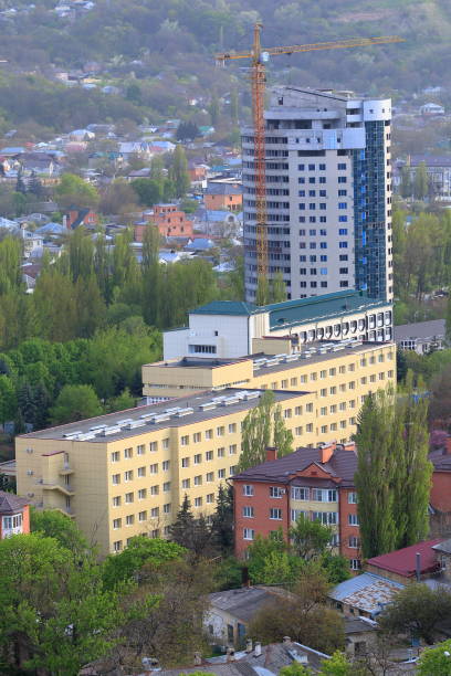 istock Building under construction in Pyatigorsk. Russia 679856348