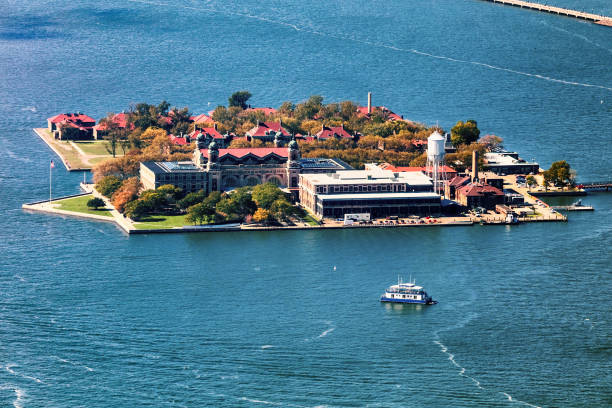 Ellis Island, New York, USA stock photo