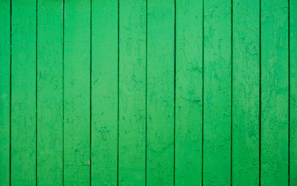 istock Green painted old boards. Place for text. 679868584