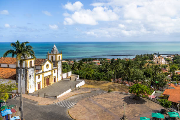 istock Aerial view of Se Cathedral - Olinda, Pernambuco, Brazil 679868924