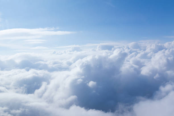 istock Beautiful blue sky and white clouds on the air 679891900