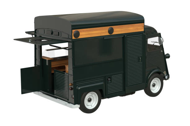 istock Food truck mobile eatery 679930000