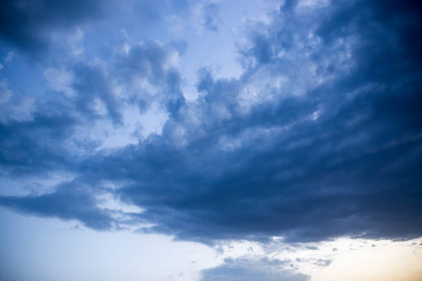 istock Beautiful clouds at sunset after rain as background 679947822