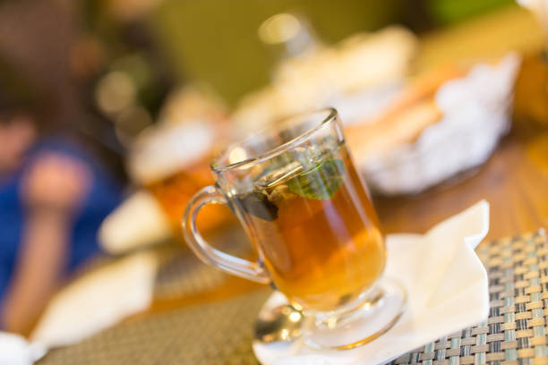 istock A glass of mint tea in a restaurant 679948012