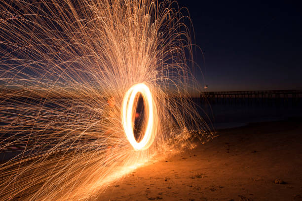 istock Steel Wool Long Exposure on The Beach 679963462