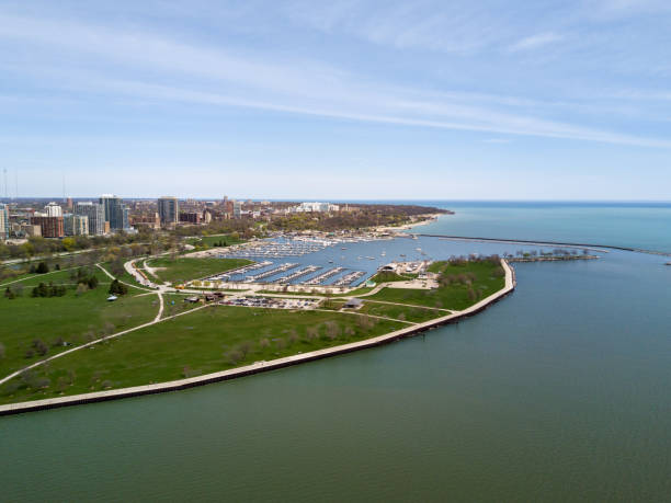 istock Milwaukee Bay Aerial View 679984214