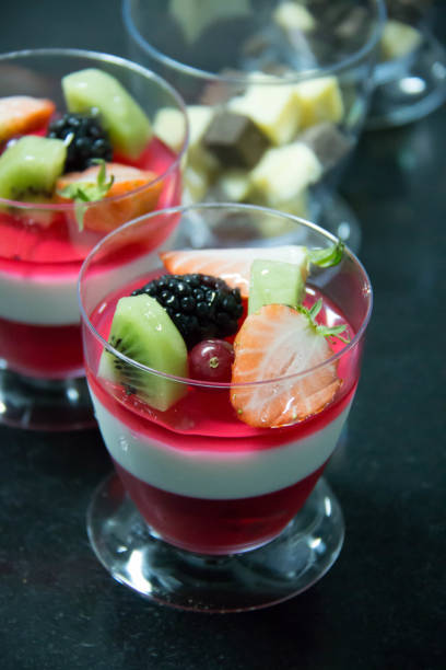 istock fruit jelly ontop wild strawberries, blackberries kiwi  slice 679993768