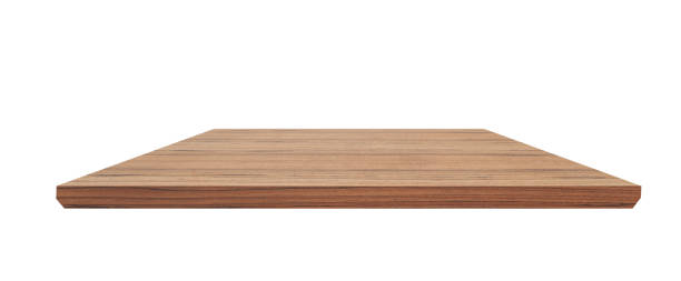 istock wood Shelf beautiful on white background 680016176