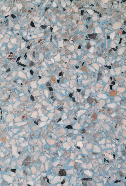 istock Terrazzo floor, Marble surface stone wall retro styled texture pattern, and color  for background 680019152