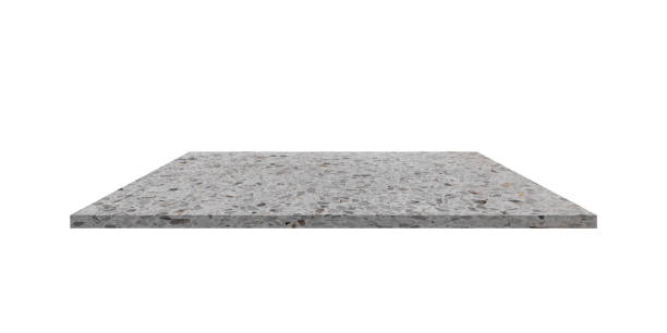 istock Shelf marble or polished stone  beautiful on white background 680028850